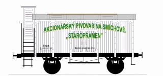 BuBi Model H040057 - H0 -  Bierwagen Staropramen